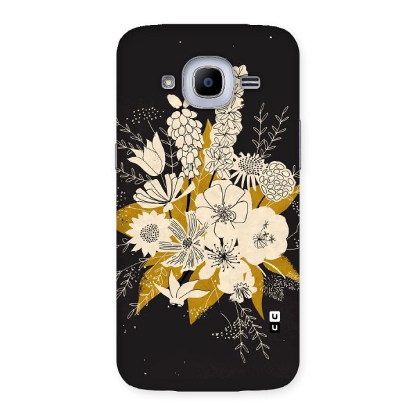 Flower Drawing Back Case for Samsung Galaxy J2 2016